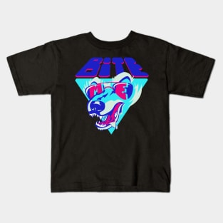 Bite Me Wolf Kids T-Shirt